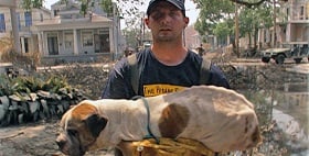 Dog rescue after hurricane, PBS Nature